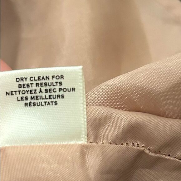 Anthropologie Tan Print Moulinette Soeurs Albertine Flocked Sheath Dress Size 8 - Picture 8 of 11